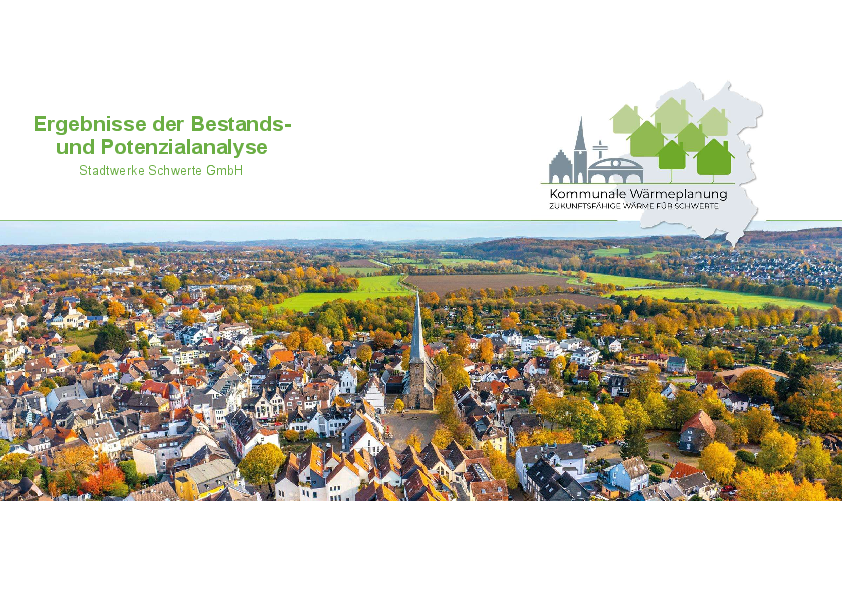 Präsentation der Ergebnisse der Bestands- und Potenzialanalyse